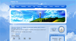 Desktop Screenshot of galwaycityweather.com